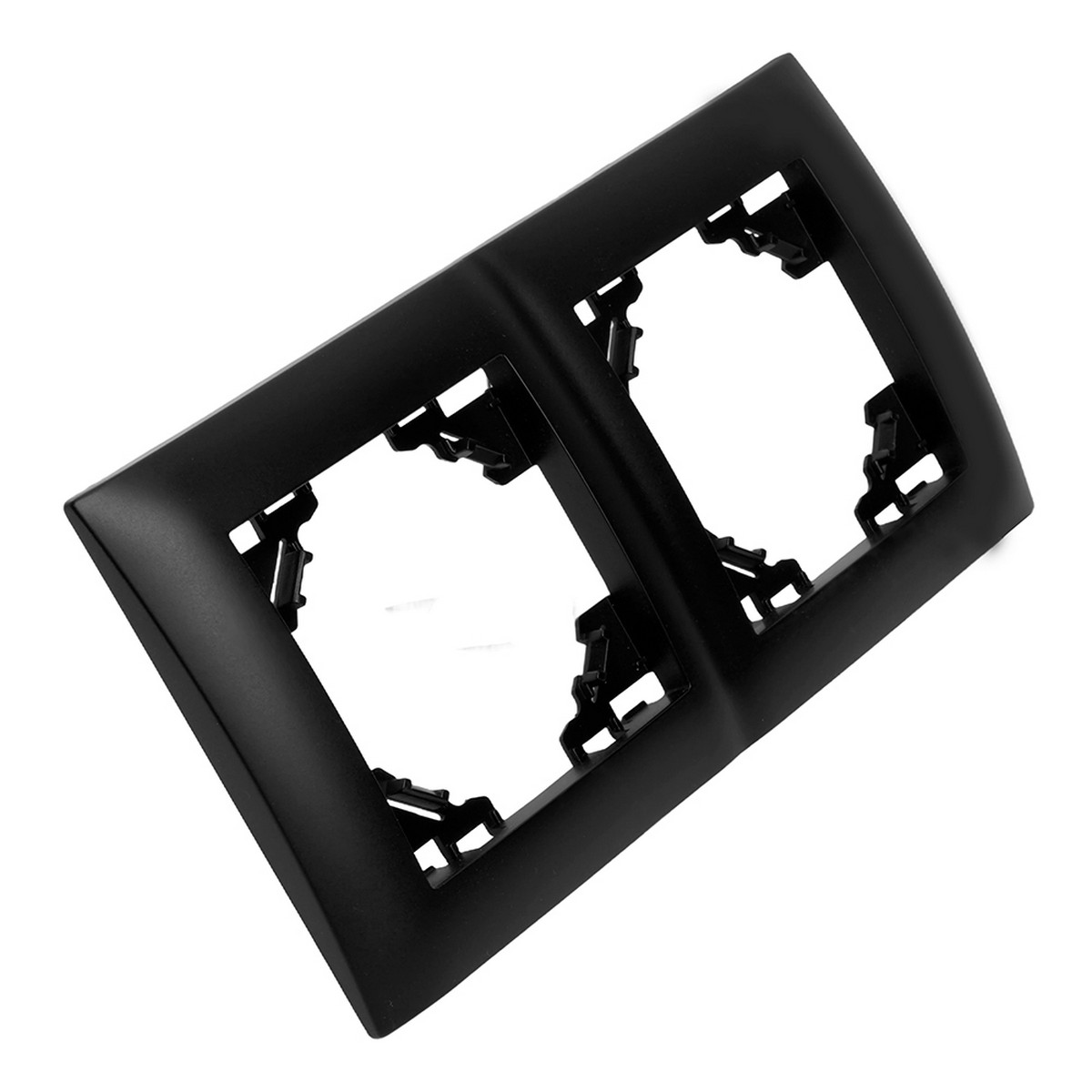 Рамка STEKKER 2-местная Эрна Элегант черный PFR00-9012-03 49662
