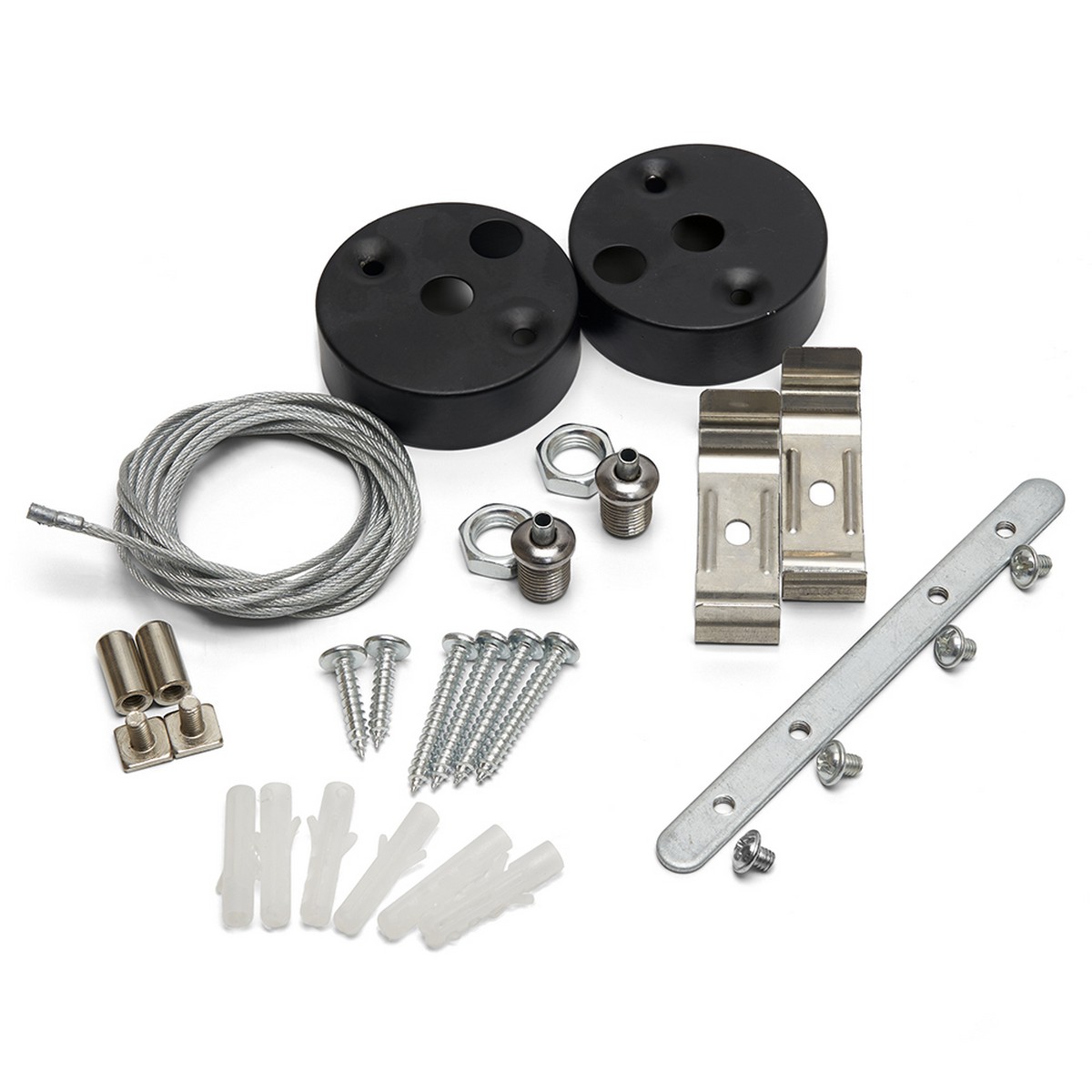 Линейные светодиодные светильники Светильник светодиодный линейный Feron AL4020 IP20 24W 6500K матовый черный 1180*50*55мм серия MattLine 51429 