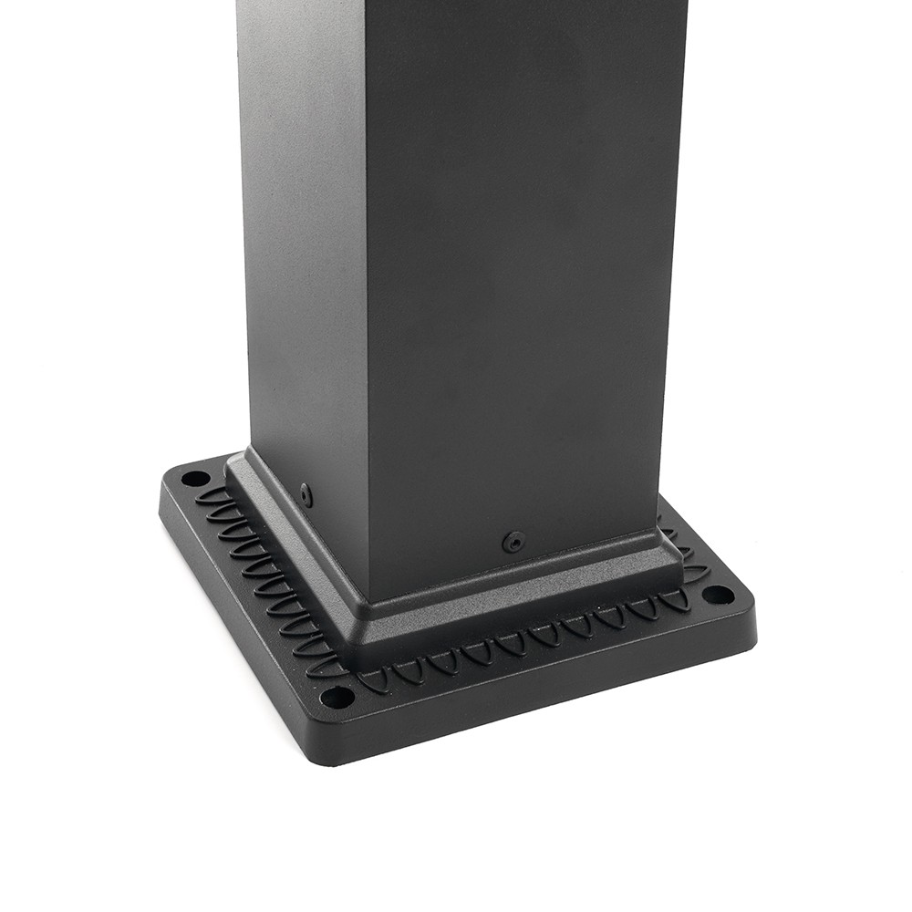 Уличные светильники столб Светильник садово-парковый Feron PL676 столб 60W 230V E27 черный 11691 
