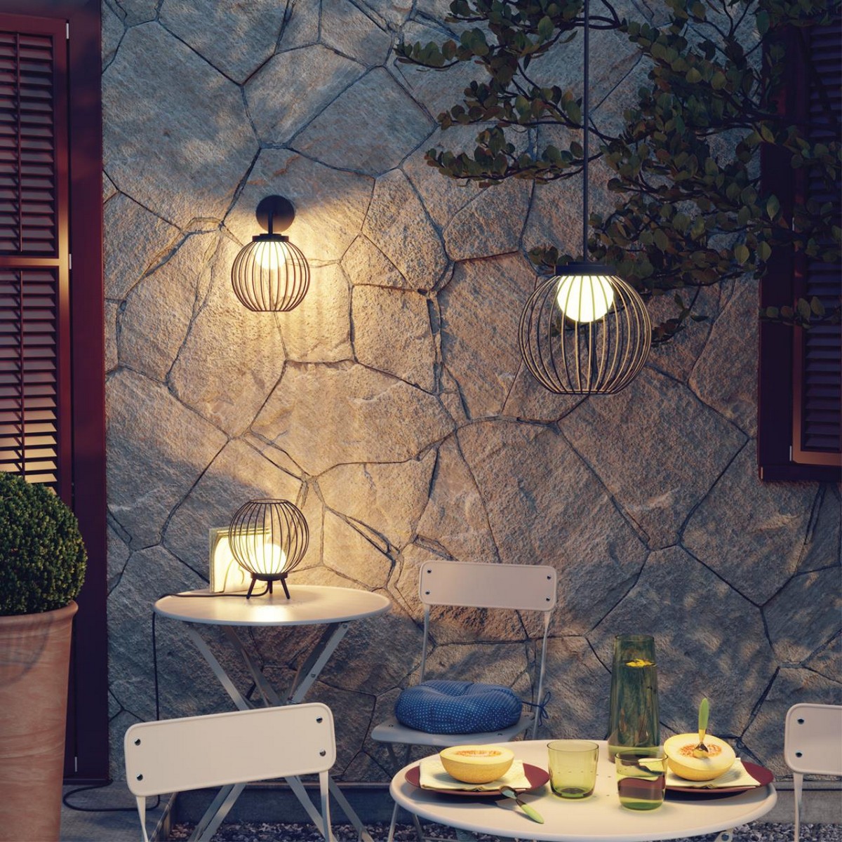 Уличные настенные светильники Ландшафтный настенный светильник NOVOTECH 358286 CARRELLO 