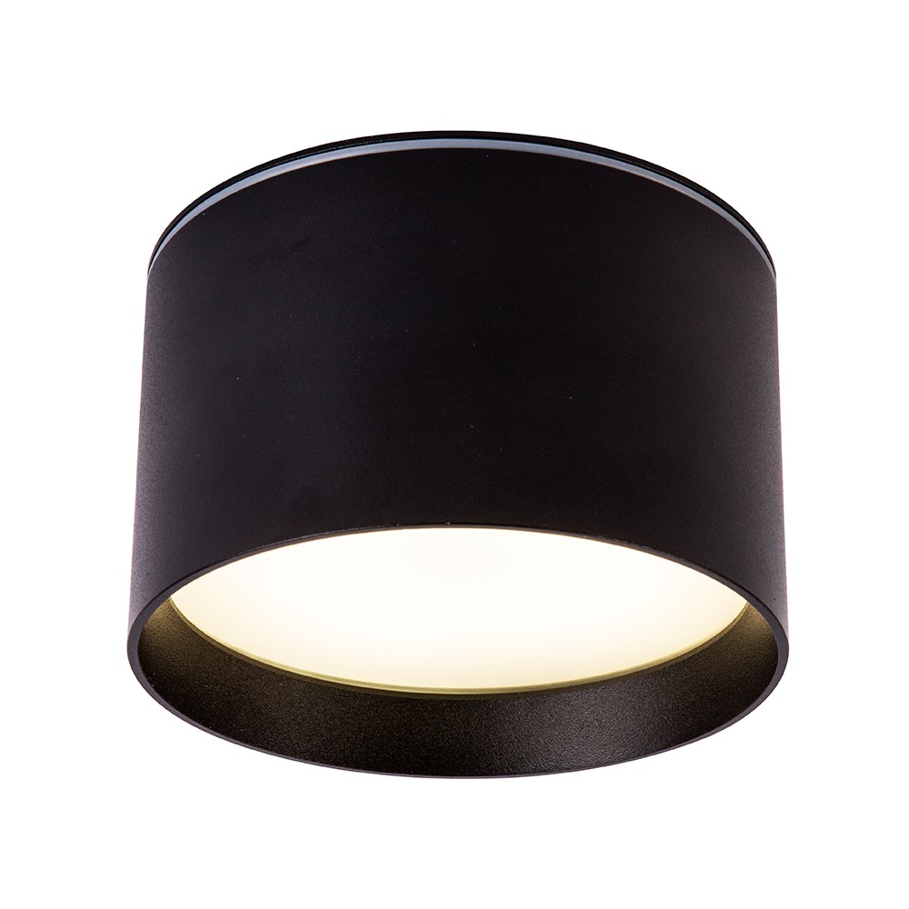 Накладные светодиодные светильники Светильник потолочный Feron HL373 25W GX70 черный 48733 