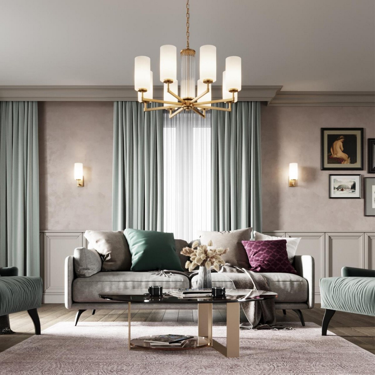 Люстра ODEON LIGHT 4990/6 KASALI