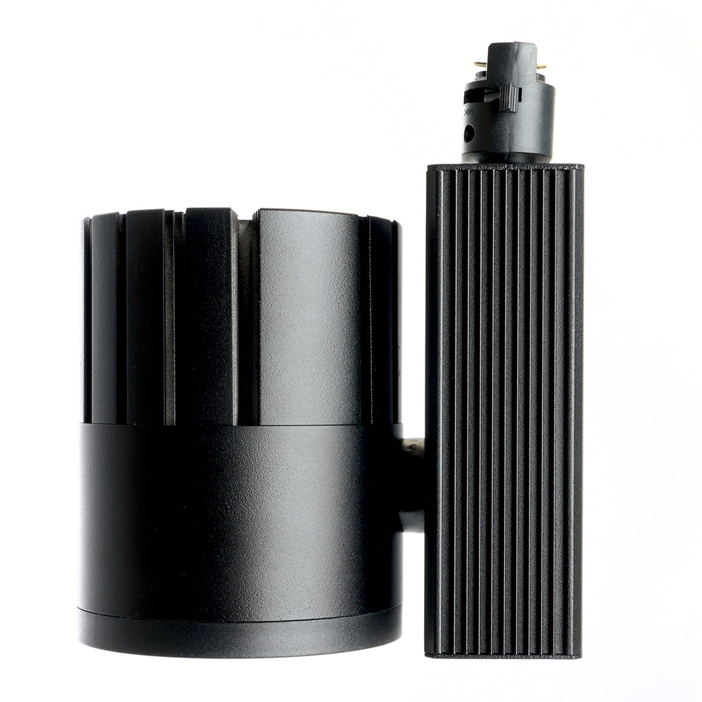 Трековые светодиодные светильники Светодиодный светильник Feron AL105 трековый на шинопровод 30W 4000К черный 35 градусов 29694 