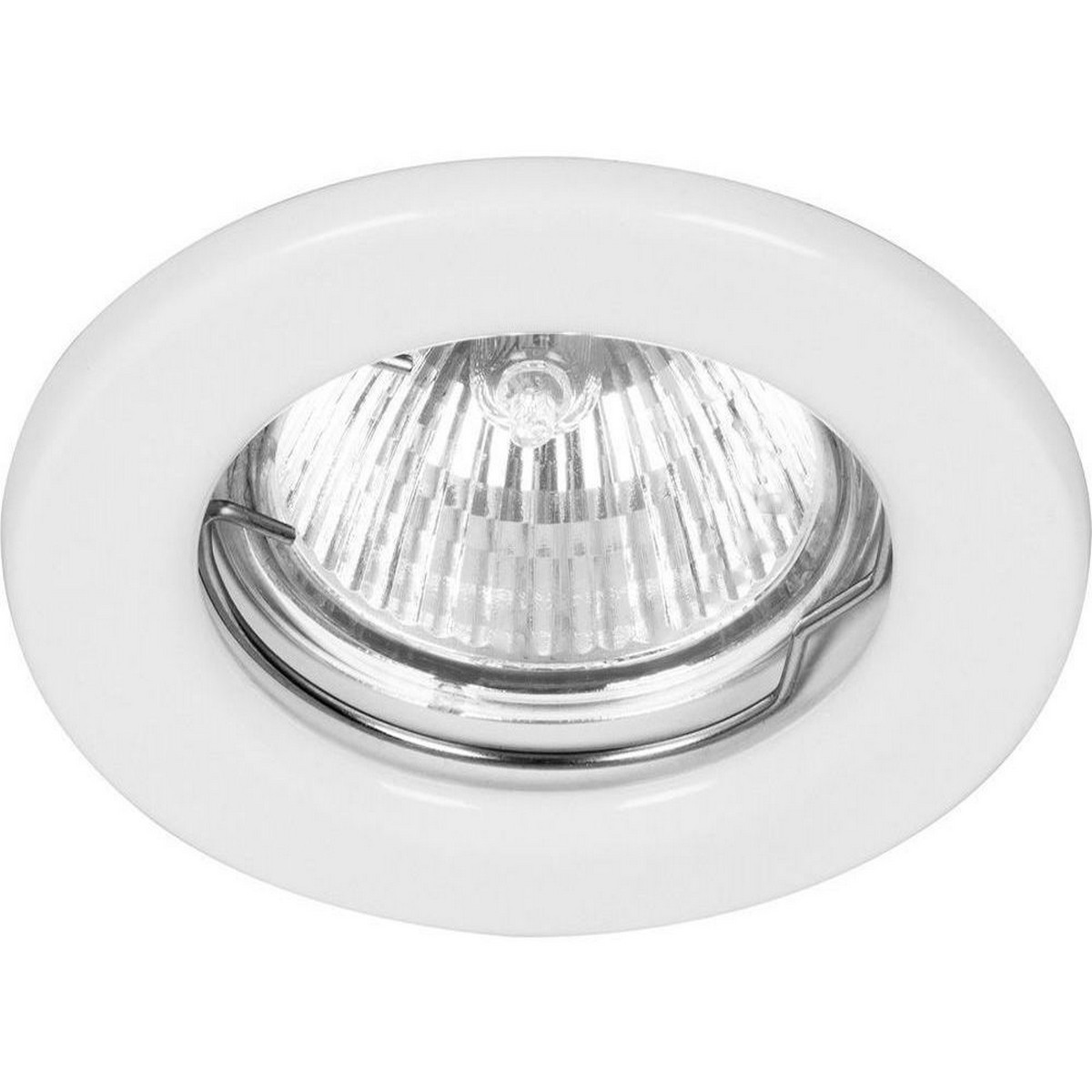 Встраиваемые светодиодные светильники Светильник встраиваемый Feron DL10 потолочный белый MR16 G5.3 15109 