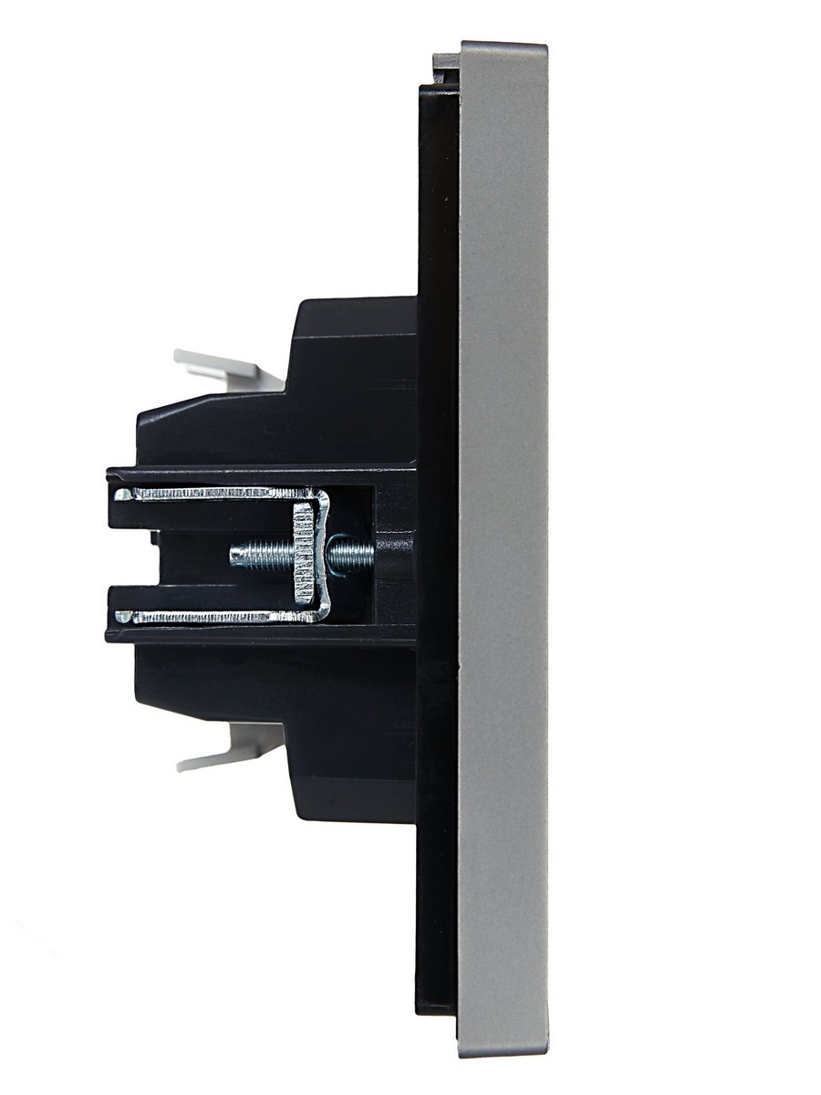 IEK FORTE&PIANO Сталь Выключатель IEK FORTE&PIANO Сталь 2-кл 10А FP505