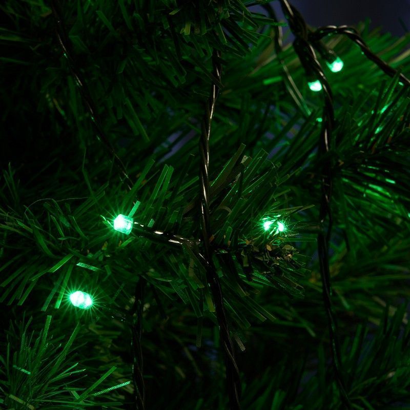 Светодиодная гирлянда Feron CL05 линейная 10м +3м 230V зеленый 220V 32306