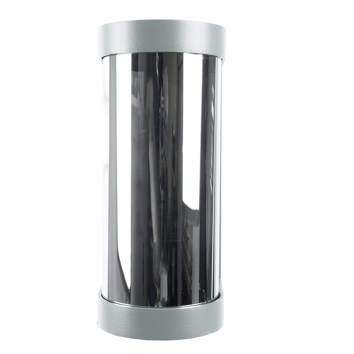 Уличные настенные светильники Светильник Feron садово-парковый Feron DH1901 на стену E27 серый/зеркальный 52187 