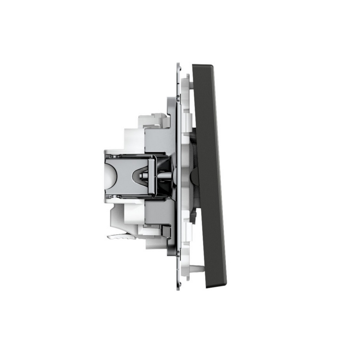 ArtGallery Базальт Выключатель SE ArtGallery Базальт 2-клавишный, быстрозажим. клем. GAL001451S