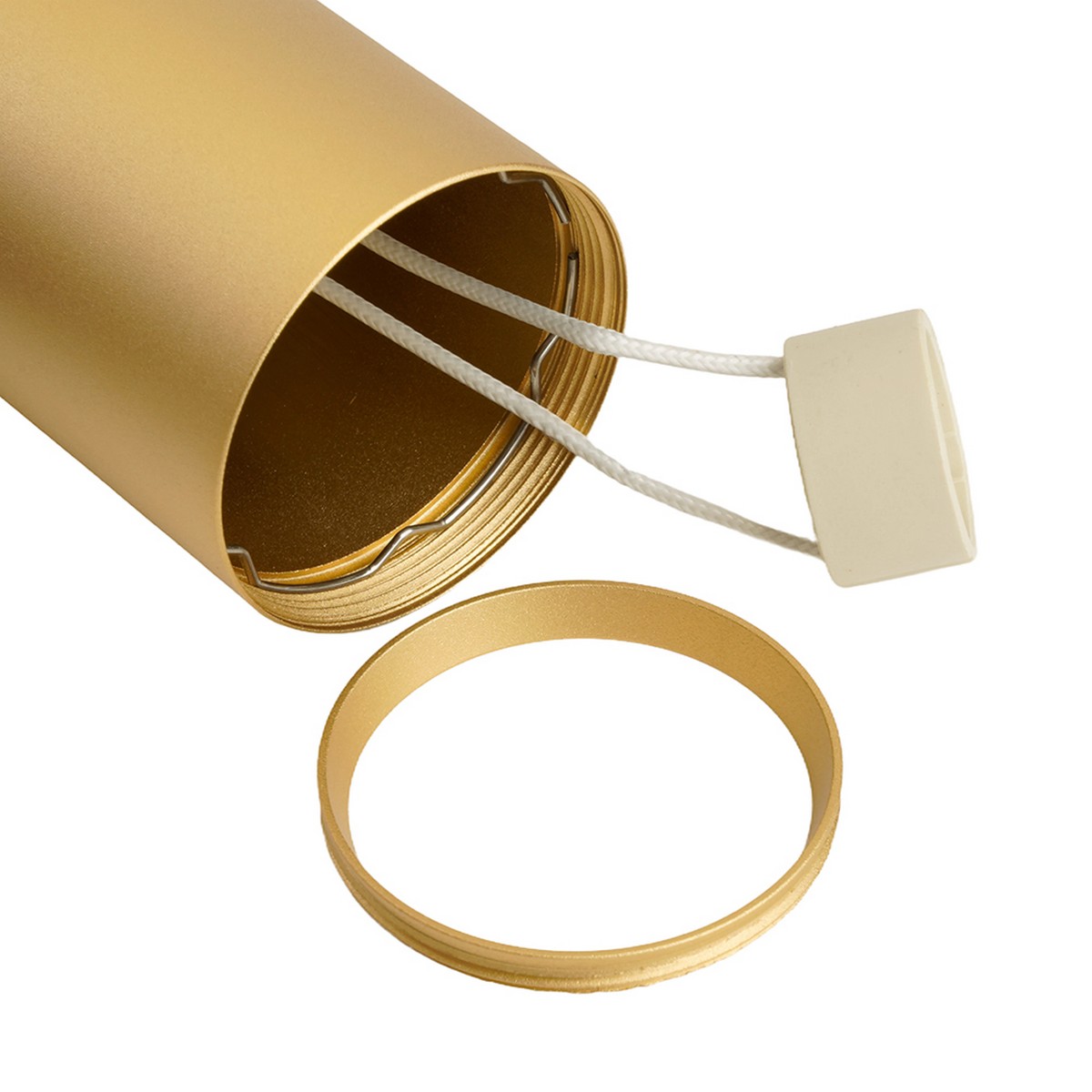 Трековые светодиодные светильники Светильник Feron AL195 трековый однофазный на шинопровод под лампу GU10 золото 48716 