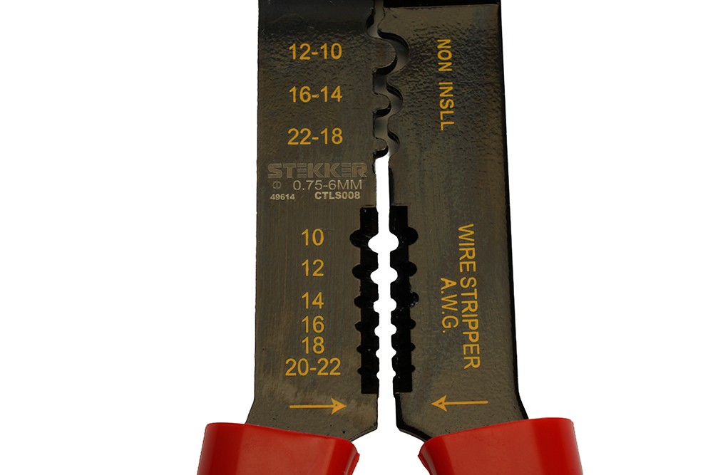 Пресс клещи STEKEKR WSC-008 многофункциональные до 6 мм2 49614
