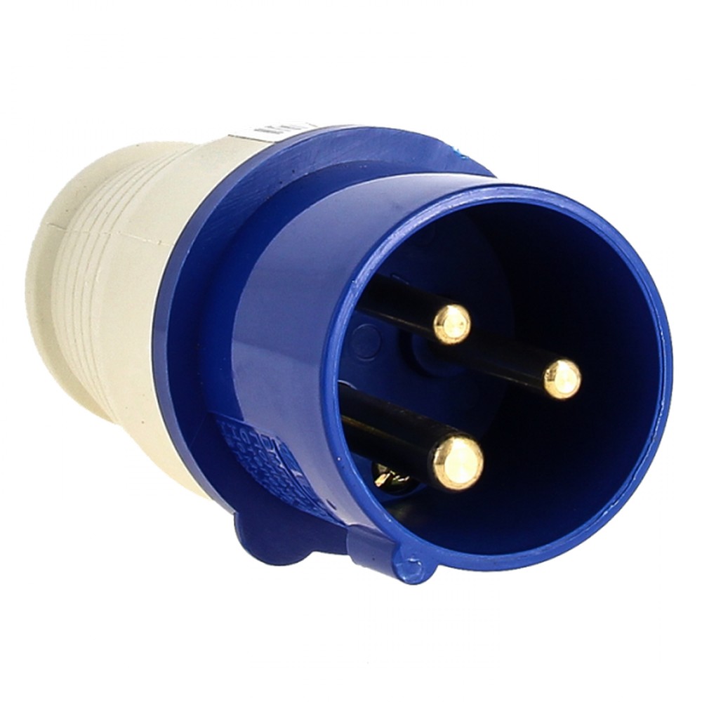 Силовые разъемы и вилки Вилка EKF PROxima переносная 023 2Р+РЕ 32А 220В IP44 ps-023-32-220 