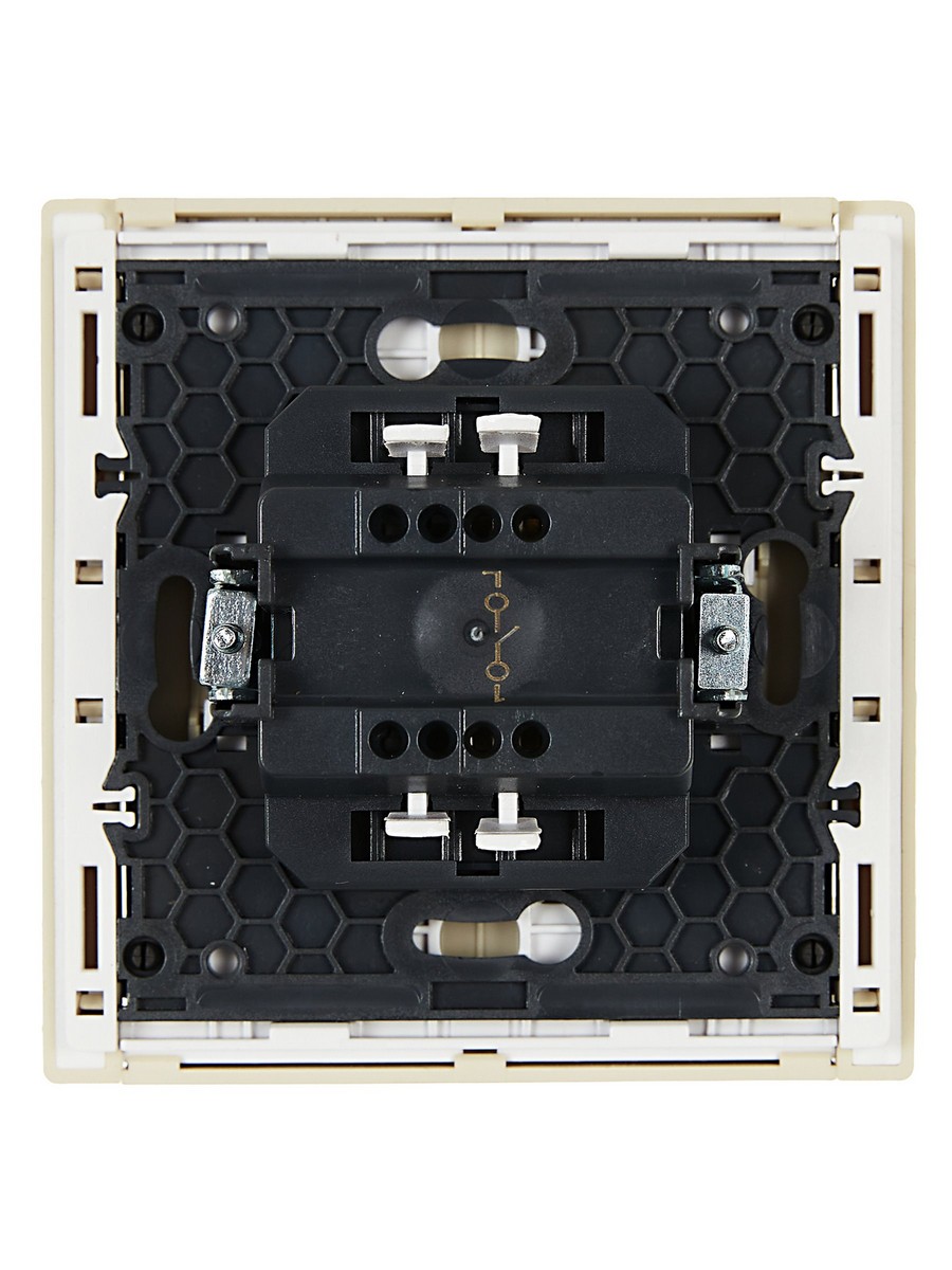 IEK FORTE&PIANO Ваниль Выключатель IEK FORTE&PIANO Ваниль 1-кл 10А FP401