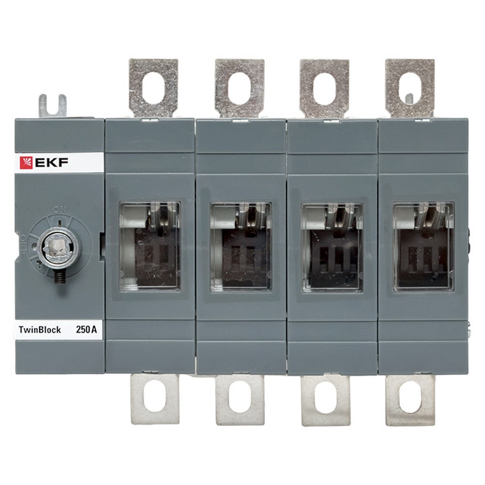 Рубильник EKF 250A 4P без рукоятки управления TwinBlock tb-s-250-4p