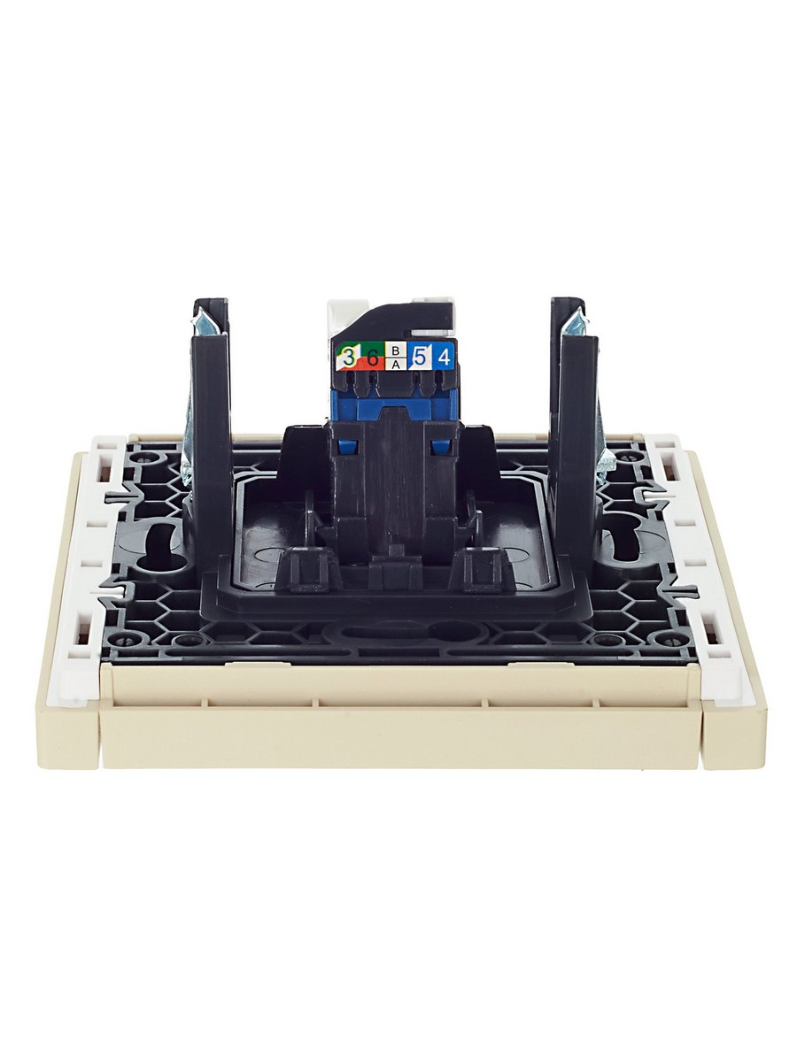Розетка IEK FORTE&PIANO Ваниль комп. RJ45 кат.6 FP431
