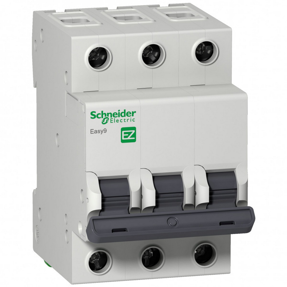 3 полюсные (трехполюсные) Автоматический выключатель SCHNEIDER ELECTRIC EASY 9 3P 10A (С) 4,5kA EZ9F34310 