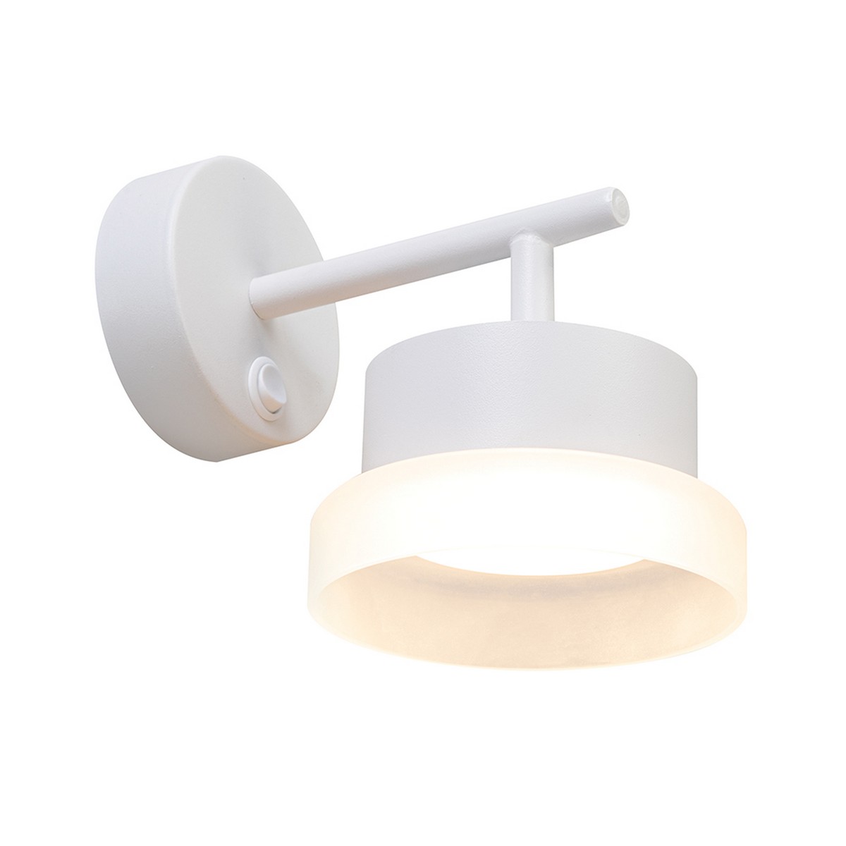 Накладные светодиодные светильники Светильник настенный Feron HL4600 OPAL 12W GX53 белый 51684 