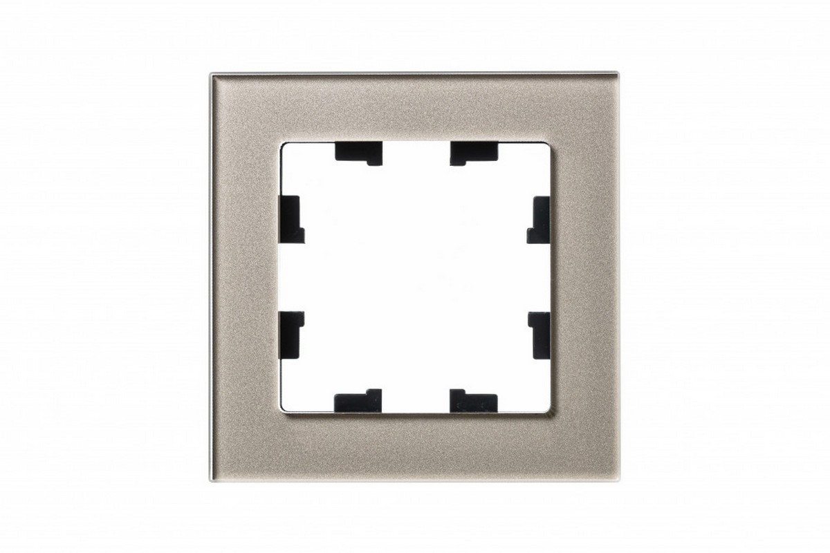 Рамка Systeme Electric AtlasDesign Nature Стекло шампань 1-ая ATN320501