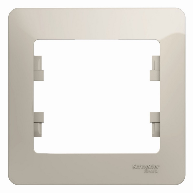 Рамка Systeme Electric Glossa Молочная 1-ая GSL000901