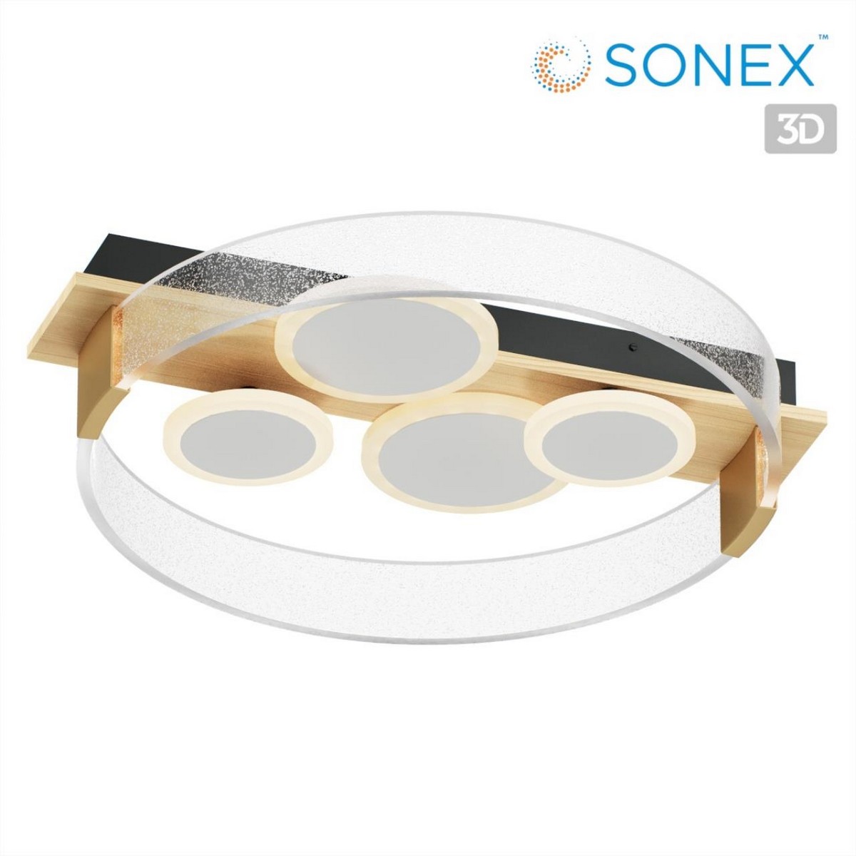 Управляемые светодиодные светильники и люстры Потолочный светильник СОНЕКС 7742/40L SPOTS 