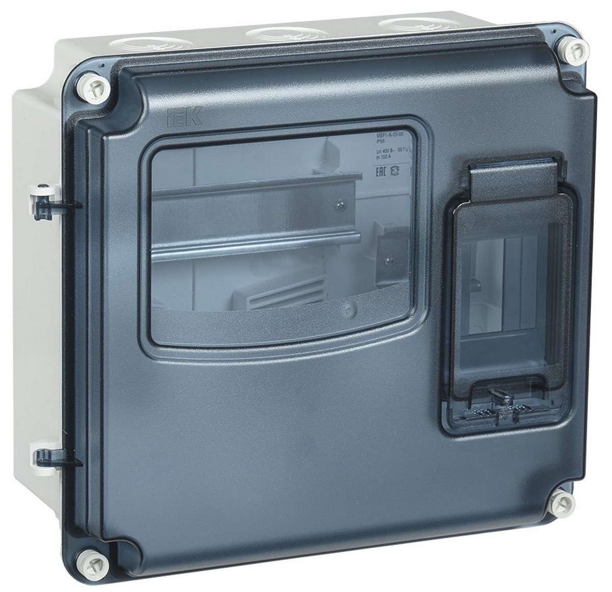 Корпус пластиковый IEK KREPTA ЩУРн-П 1/3 IP66 PC LIGHT MSP1-N-03-66-L