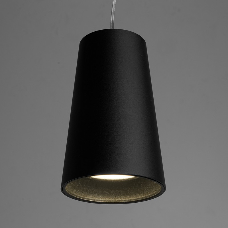 Светильник подвесной Feron ML1838 Barrel BELL levitation MR16 черный 48421