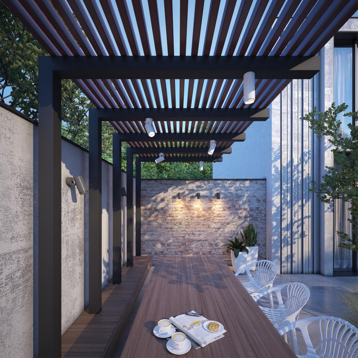 Уличные настенные светильники Ландшафтный светильник NOVOTECH 358289 KAIMAS 