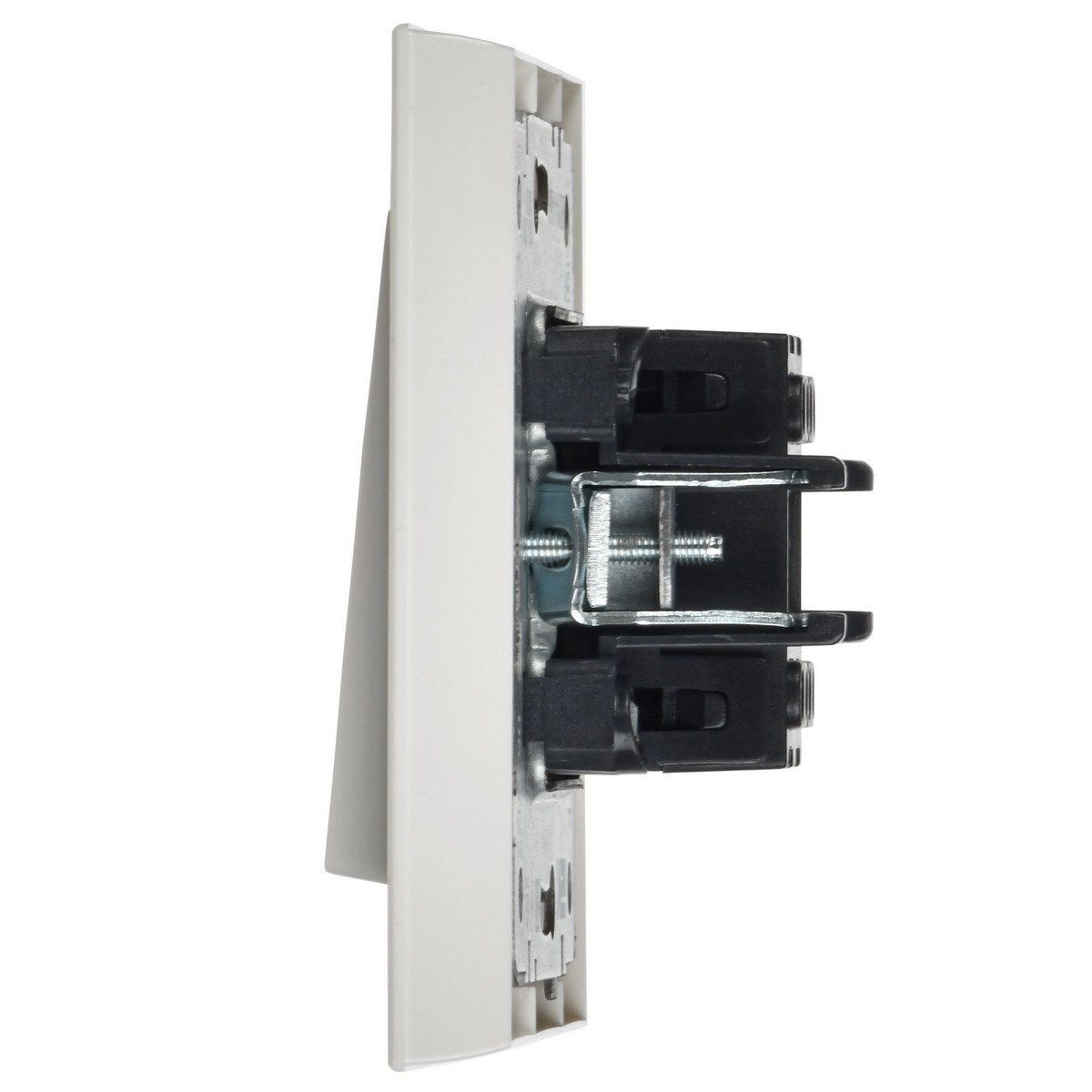 Выключатель IEK BRITE 1-клавишный 10А в сборе ВСР10-1-0-БрБ белый BR-V10-0-10-K01-F