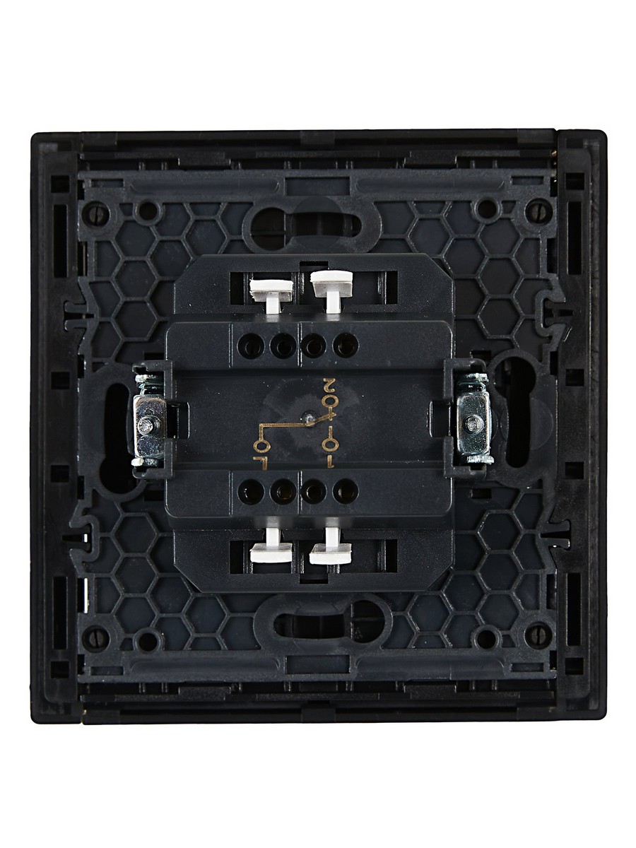 IEK FORTE&PIANO Черный Выключатель IEK FORTE&PIANO Черный 1-кл проходной 10А FP103