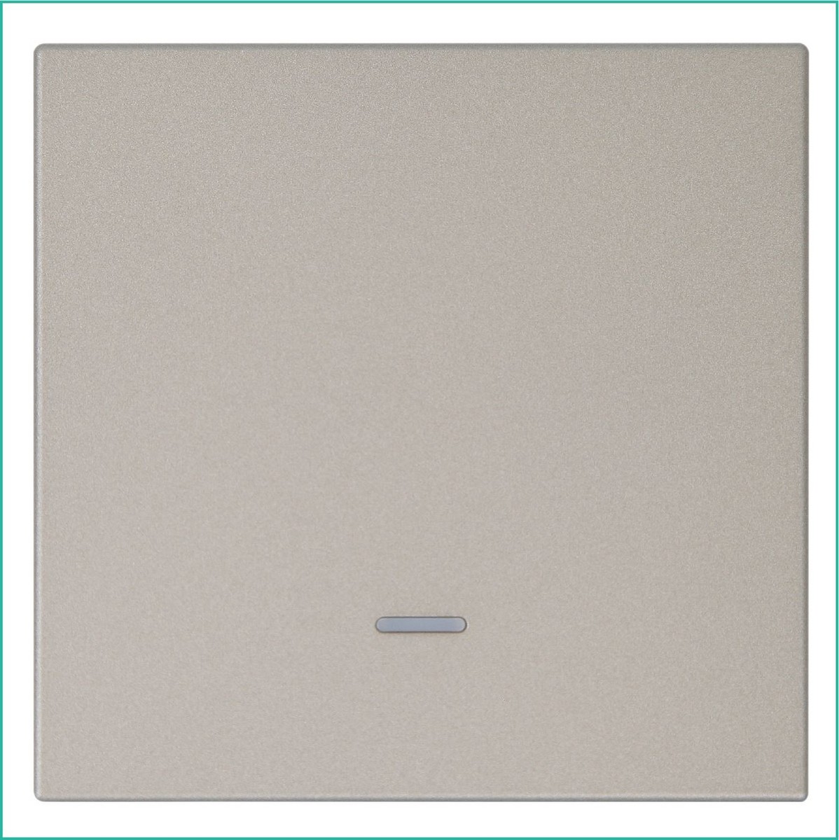 JASMART FD - розетки и выключатели Выключатель одноклавишный JASMART FD со светодиодом Бронза 3011NBR