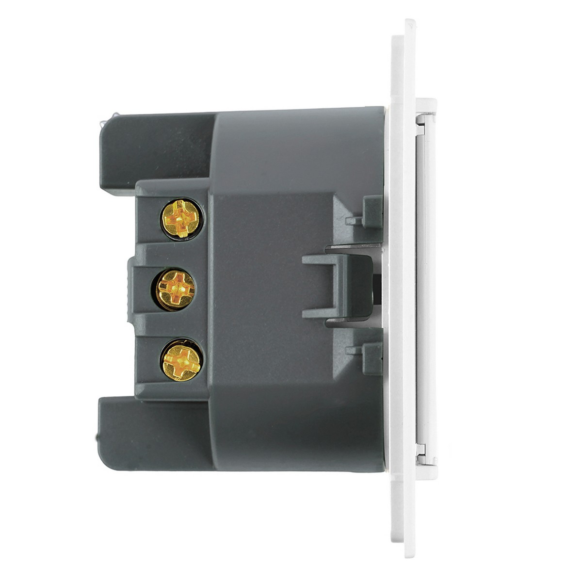 Мия - Розетки и выключатели Stekker Розетка 1-местная с крышкой с защ. штор STEKKER с/з Мия RST16-3112-01 белая магнолия 50441