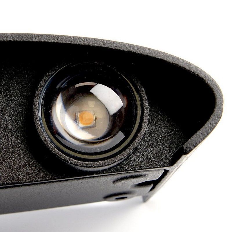 Уличные настенные светильники Светильник уличный светодиодный Feron DH101 6*1W 450Lm 4000K черный 06310 