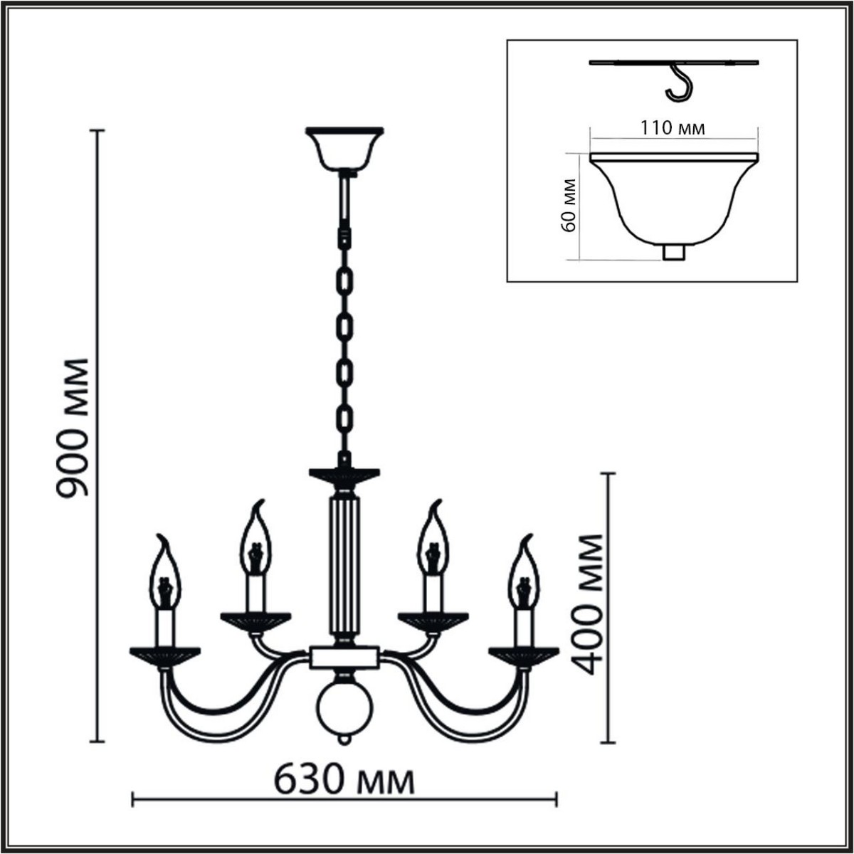 Люстра подвесная LUMION 8034/10 INCANTO