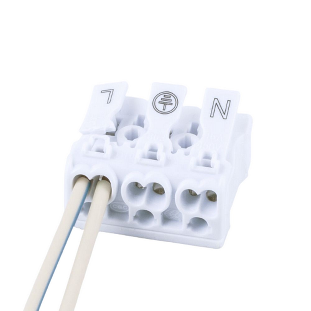 Клемма монтажная STEKKER, LD294-4003, для подключения фазных проводников, 3 контактные группы 32734