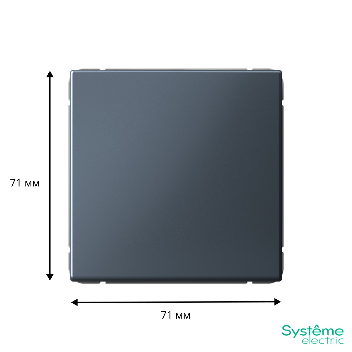 ArtGallery Грифель Выключатель SE ArtGallery Грифель 1-клавишный кнопочный быстрозажим. клем. GAL000715S