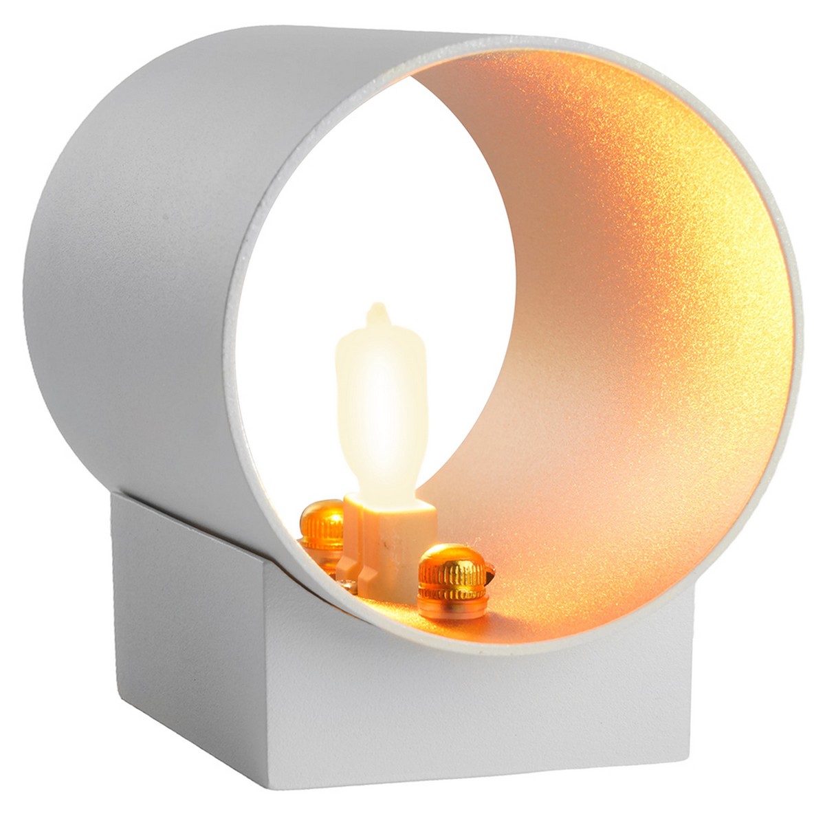 Накладные светодиодные светильники Светильник настенный Feron ML1750 Glow G9 белый золото 48434 