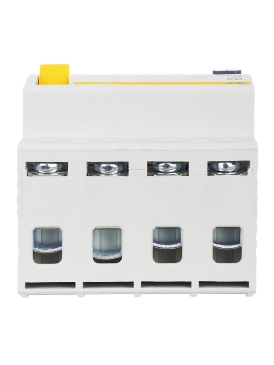 IEK Выключатель дифференциальный IEK KARAT ВД1-63 (УЗО) 4Р 25А 30мА MDV10-4-025-030 