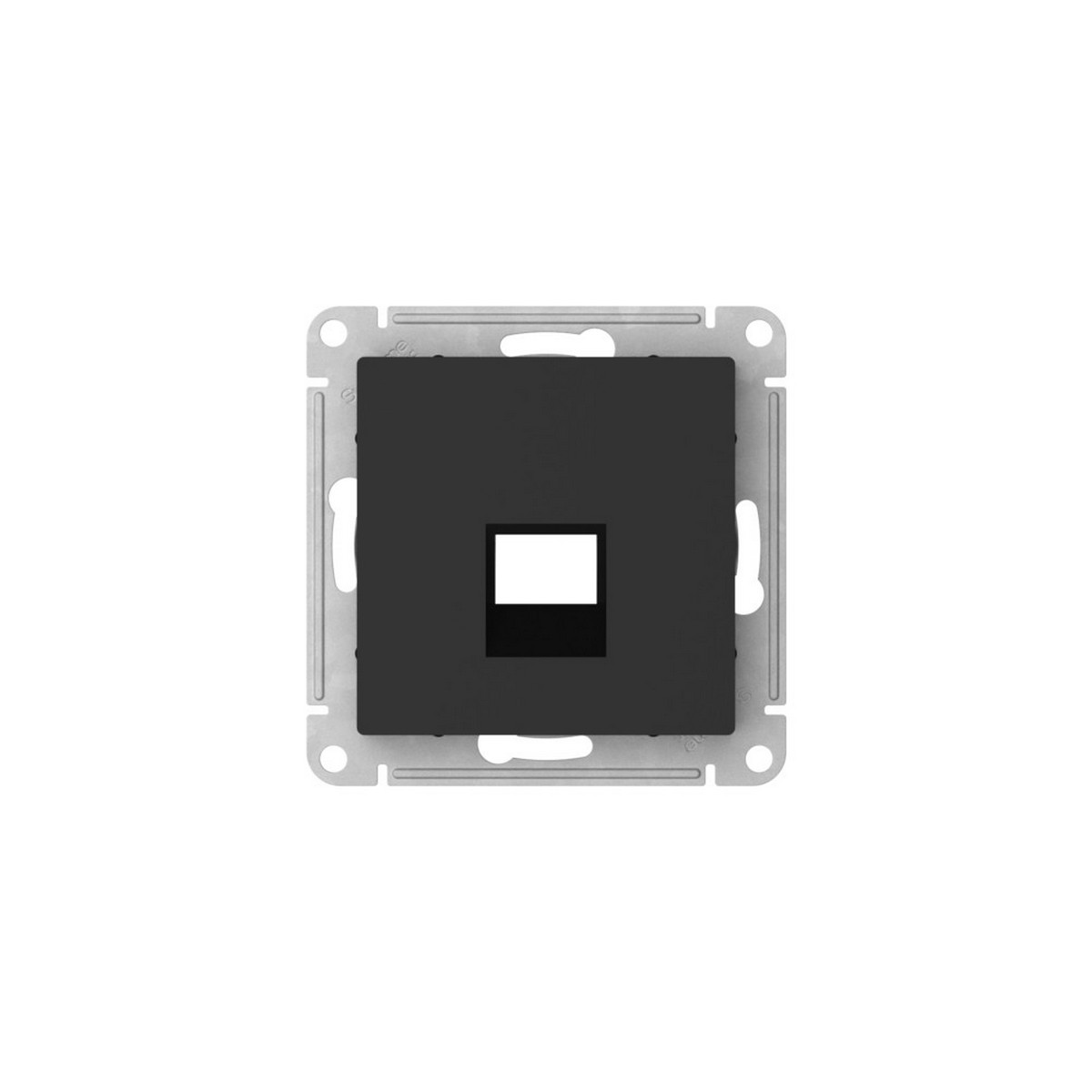 Накладка Systeme Electric AtlasDesign Карбон для информационных функций Keystone