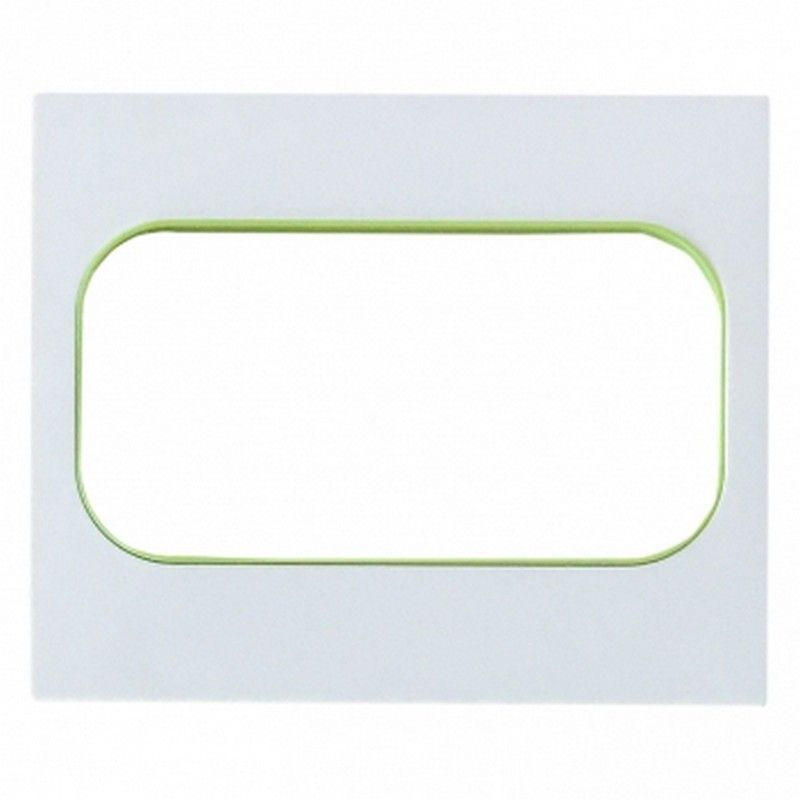 EKF Стокгольм белый Рамка EKF PROxima Стокгольм Белый Линия зеленая для розетки 2-ой EYM-G-302-20