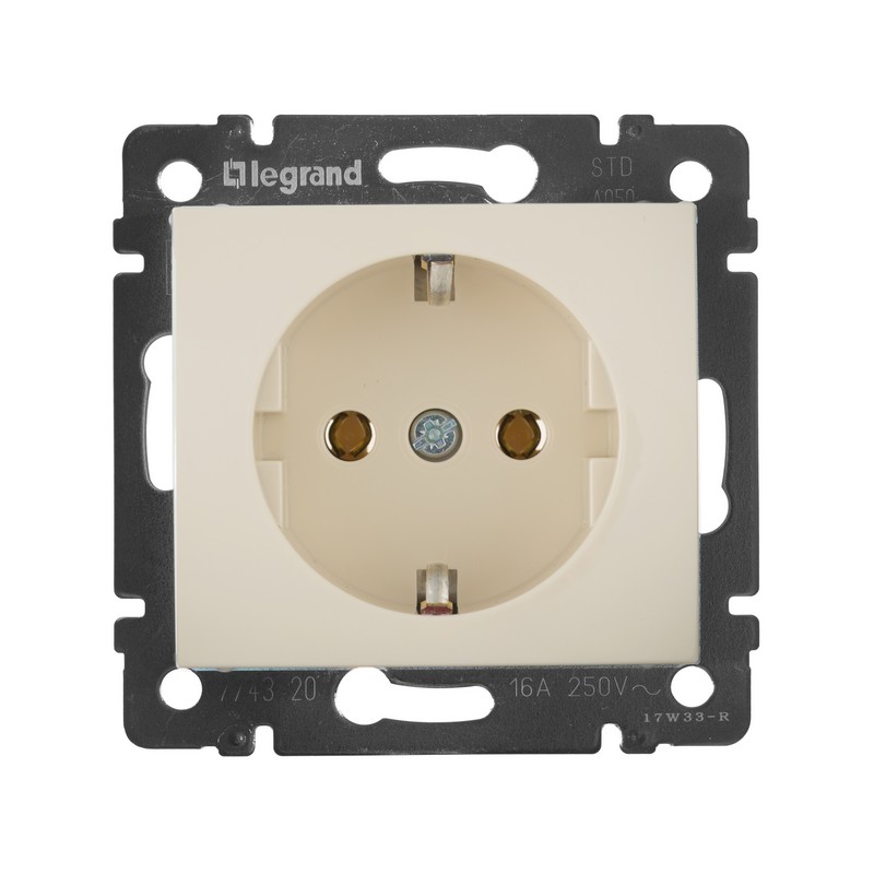 Розетка Legrand Valena Крем 1-ая с/з 774320