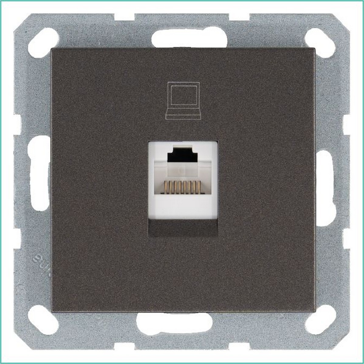 Интернет-розетка JASMART RJ45 Мокко G6105Z