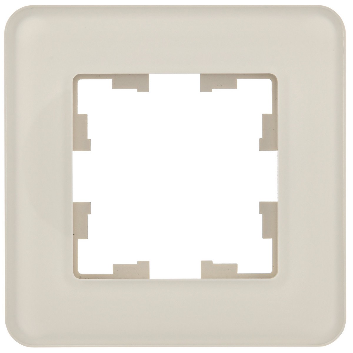 IEK Brite Рамки Рамка IEK BRITE DECOR Песчаный матовый стекло скругл.угол 1-м РУ-1-2-Бр RE BR-M12-G-41-K98