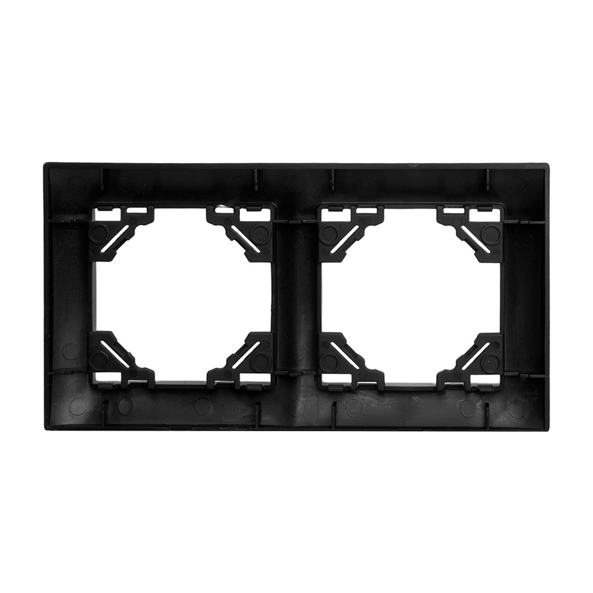 Рамка STEKKER 2-местная Эрна Элегант черный PFR00-9012-03 49662