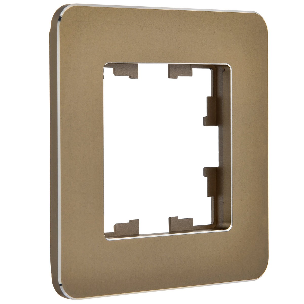 IEK Brite Рамки Рамка IEK BRITE DECOR Латунь металл. скругл.угол 1-м РУ-1-1-Бр RE BR-M12-M-01-K49