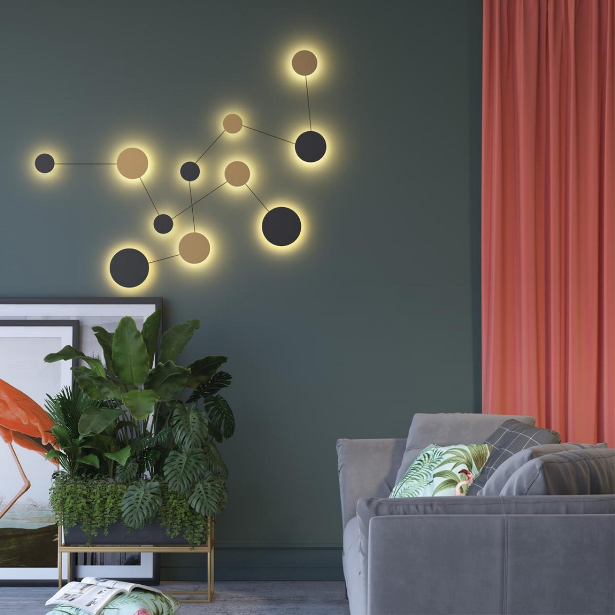 Настенный светильник ODEON LIGHT 4211/51WL GALAXY