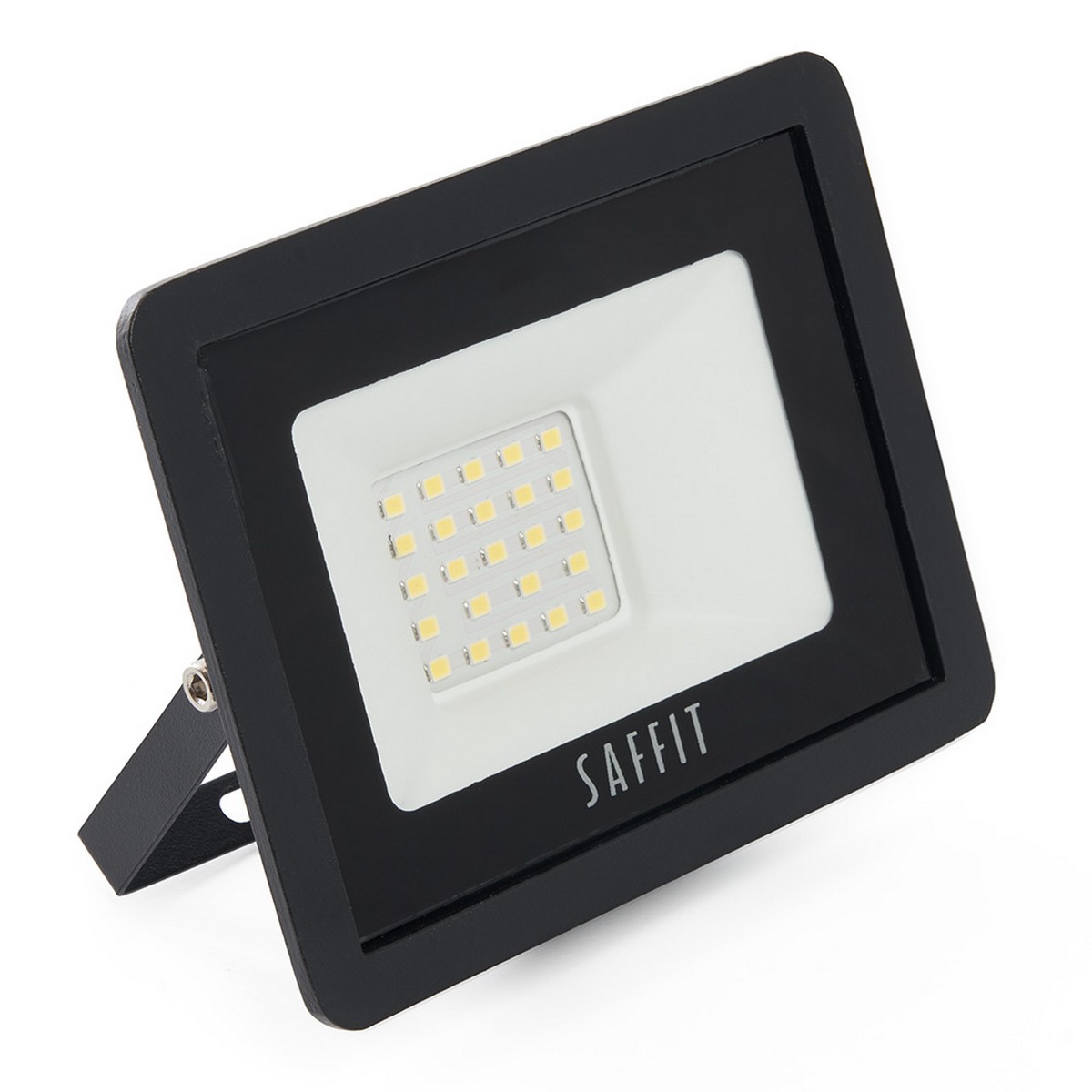 Светодиодный прожектор Saffit SFL90-30 30W Черный 6400K 55065