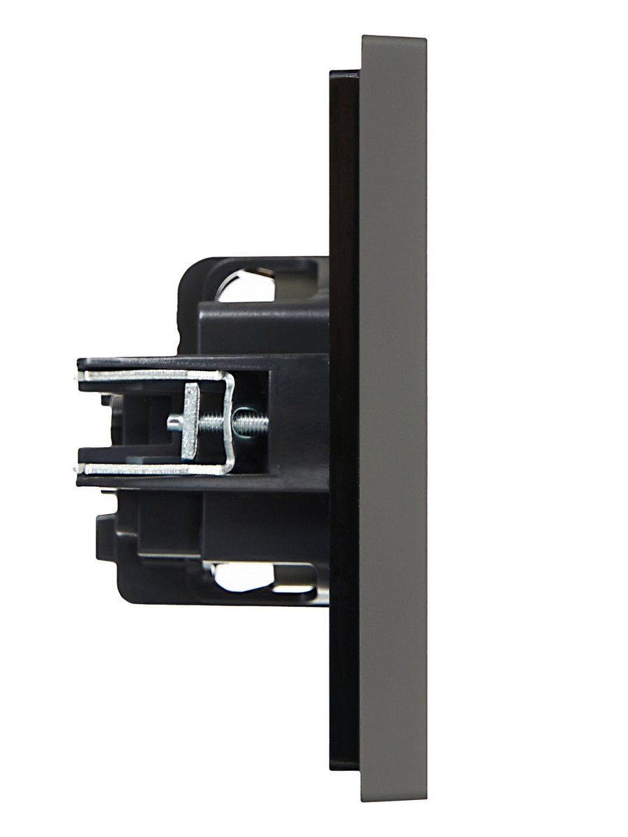 IEK FORTE&PIANO Серый Розетка IEK FORTE&PIANO Серый с/з со шт винтовое крепление 16А FP315