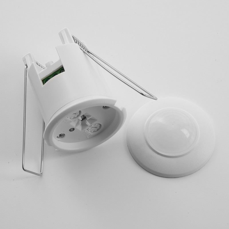 Датчик движения и освещенности Feron SEN50 800W DD=6m IP20 белый 22066