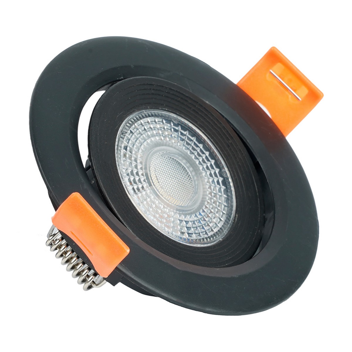 Встраиваемые светодиодные светильники Светодиодный светильник Feron.ONE AL540 встраиваемый 5W 4000K черный "круг" 52049 