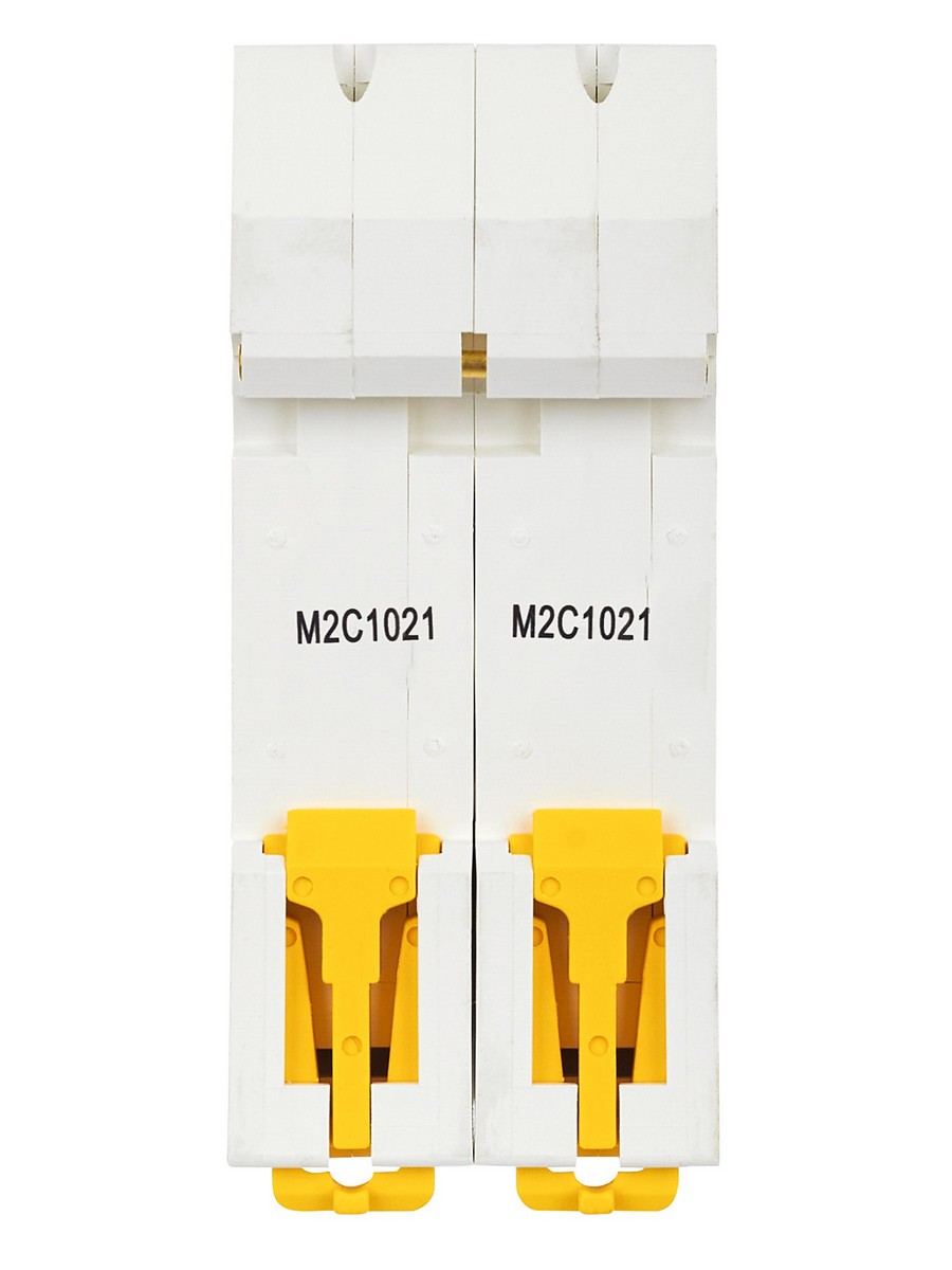 2 полюсные (двухполюсные) Автоматический выключатель IEK ARMAT M10N 2P C 10А AR-M10N-2-C010 