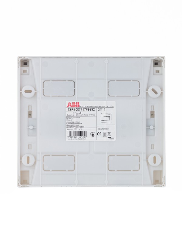 Бокс настенный ABB Mistral41 12М прозрачная дверь (с клемм) 1SPE007717F9992
